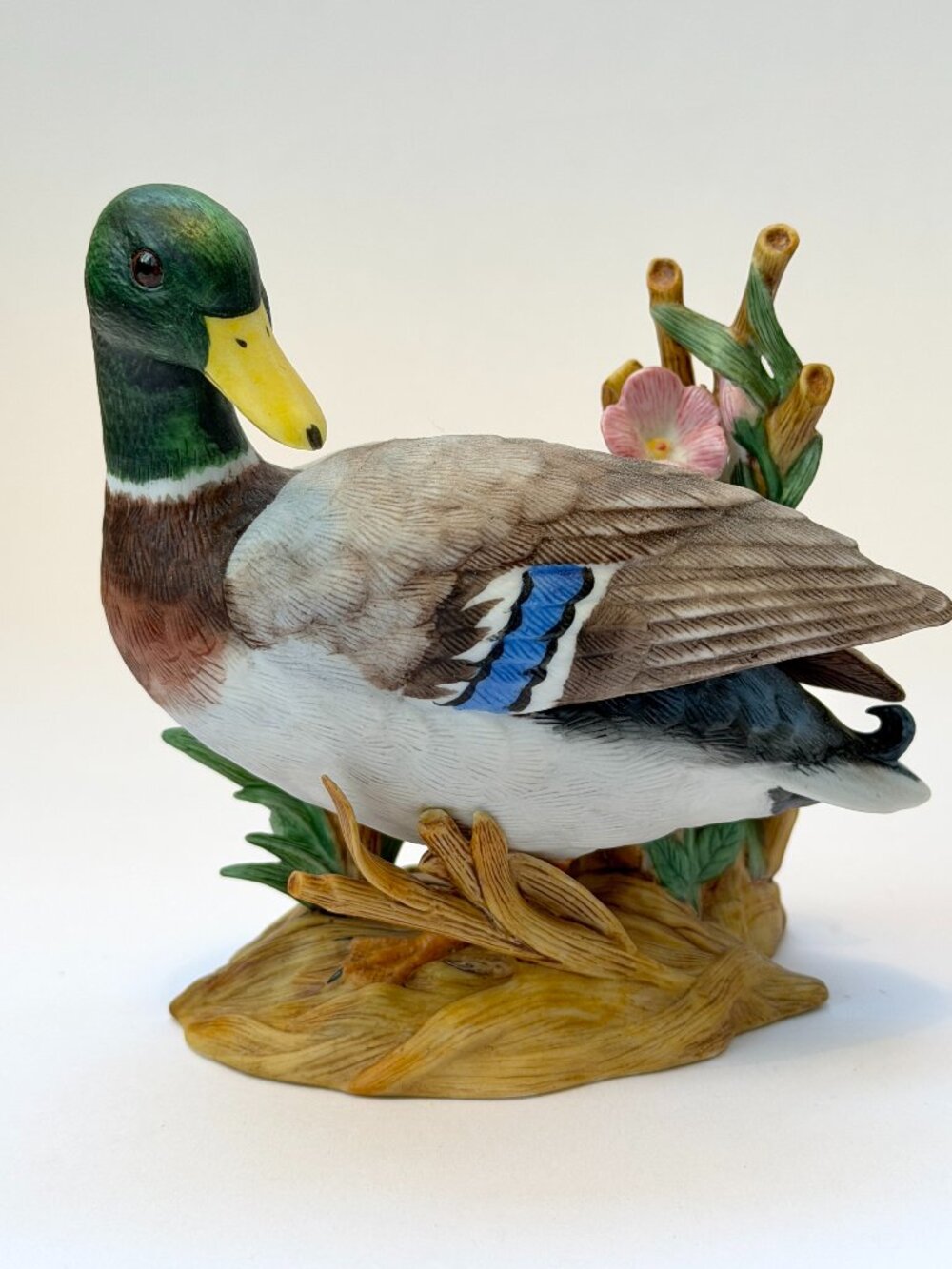 Vintage Lenox Mallard Duck Porcelain Bird Figurine